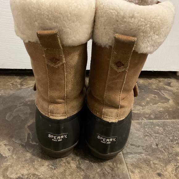 Women’s Sperry for J. Crew Shearwater Tall Duck Boots with Thinsulate Lining, 9M - Picture 3 of 10